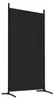vidaXL 4-tlg. Paravent Schwarz 346x180 cm Stoff Produktbild-Vorschau 7