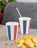 8 šálků Francie modrá bílá červená - Náhled obrázku produktu 2