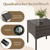 COSTWAY 3-częściowy rattanowy fotel ogrodowy, zestaw mebli Podgląd zdjęcia produktu 5