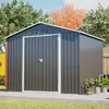 Carcasa metálica de 240 x 192,3 x 191 cm, con puertas Vista previa de la imagen del producto 12