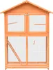 vidaXL Klec pro ptáky Borovice a jedle 125,5x59,5x164 cm Náhled obrázku produktu 1