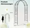 COSTWAY Arc pour rosiers, arc de jardin pour plantes Voir les images du produit 3
