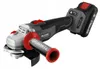 A cordless angle grinder with a battery pack attached, shown against a white background. Náhľad obrázku produktu