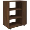 vidaXL Szafka na kółkach brązowy dąb 60x35x75 cm materiał Podgląd zdjęcia produktu 9