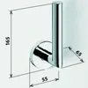 Reservehouder voor toiletpapier, merk Bemeta, model OMEGA Productafbeelding-voorbeeld 5