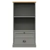 VidaXL 353186, Grau, Holz, Holz, Metall, Pinienwald, Holz, Produktbild-Vorschau 4
