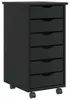 VidaXL 4015782, Schwarz, Pinienwald, Kunststoff, Holz, Produktbild-Vorschau 8