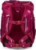 The back of a pink Ergobag cubo light backpack is shown against a white background. Produktbild-Vorschau