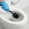 Szczotka toaletowa wolnostojąca stal nierdzewna H 37 cm Podgląd zdjęcia produktu 4