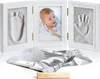 Houten fotolijstset voor babygipsafdrukken van hand- en Productafbeelding-voorbeeld 7