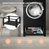 A washing machine underframe is shown next to a washing machine, with additional icons and text highlighting features. Náhled obrázku produktu