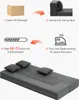 Instructions for expanding a folded sofa bed. Voir les images du produit