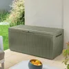Dmora Outdoor Truhe Burlington 123x53.5x57h cm Grün, Produktbild-Vorschau 2