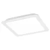 A white, square-shaped LED ceiling light is shown against a white background. Podgląd zdjęcia produktu