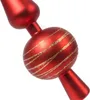 Puntale In Plastica Per Albero Di Natale 30 Cm Rosso E Anteprima dell’immagine prodotto 1