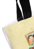 Mr. & Mrs. Panda Tote Bag Igel Familie - Gelb Pastell - Produktbild-Vorschau 3