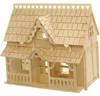 3D-houten puzzel, bouwpakket huis met veranda, voor Productafbeelding-voorbeeld 5