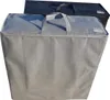 Two zippered storage bags, one gray and one black, are shown against a white background. The gray bag is in the foreground and is larger, with its lid slightly open. The black bag is behind it and appears to be the same type of product. Náhled obrázku produktu