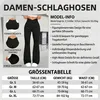 Damen Yoga Schlaghose High Waist Crossover Schwarz Gr. M Produktbild-Vorschau 4
