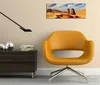 Wallario Premium Leinwandbild Felsen und Sand in der Sahara Produktbild-Vorschau 2