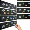 STALFORM 4 x Magnettafel Schwarz 80x22 cm aus Edelstahl Produktbild-Vorschau 4