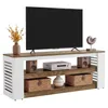 Supporto TV da 160 cm in stile rustico, adatto per Anteprima dell’immagine prodotto 15