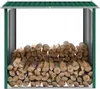 A metal firewood storage shed filled with logs, presented on a white background. Náhled obrázku produktu
