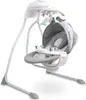 A baby swing set with a canopy and hanging toys. Náhľad obrázku produktu