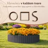 Floranica vysoký drevený plot 40 x 100 cm antracit, Náhľad obrázku produktu 4