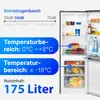 Bomann Kühl-/Gefrierkombination KG 322.1 inox, 175 Liter, Produktbild-Vorschau 6