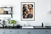 MuchoWow® Gerahmtes Poster Katze - Design - Braun - Grau - Produktbild-Vorschau 4