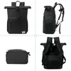 Cityrucksack RollTop Rucksack Herren Damen 22L-25L Produktbild-Vorschau 5