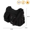 Damenhandtasche Schultertasche Tasche Umhängetasche Canvas Produktbild-Vorschau 2