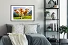 MuchoWow® Gerahmtes Poster Kühe - Berge - Gras - Landschaft Produktbild-Vorschau 2