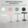 Four different colored side tables displayed with corresponding color swatches above them. Anteprima dell’immagine prodotto