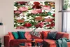 MuchoWow® Poster Blumen - Rosa - Weiß - Strauch 180x120 cm Produktbild-Vorschau 2