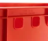 3x BURI Fleischkiste E2 Rot 60x40x20cm Lagerkiste, Produktbild-Vorschau 2