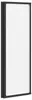 vidaXL Duschwand Schwarz 120 x 2 x 117 cm Aluminium und PP Produktbild-Vorschau 6