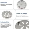 3 Stück Edelstahl Lüftungsrosette 125mm Lüftungsblech Produktbild-Vorschau 3