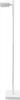 A white LED floor lamp with a rectangular light fixture and a square base, photographed against a white background. Produktbild-Vorschau