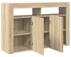 vidaXL Dressoir Sonoma-eikenhout, 116 x 30 x 75 cm, Productafbeelding-voorbeeld 6
