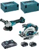 MAKITA Kit DLX2277PTJ (DHS680 + DGA506 + 2 x 5,0 Ah + Produktbild-Vorschau 1