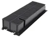 A black carbon filter for a range hood, shown from a diagonal angle. Náhled obrázku produktu