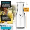 Carafe en verre Arendo avec couvercle et poignée, carafe en Voir les images du produit 3