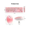 Product dimensions for a keyboard and mouse set. Náhled obrázku produktu