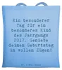 Mr. & Mrs. Panda Beutel Spruch 2017 Geburtstag - Sky Blue - Produktbild-Vorschau 1