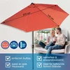 EASYmaxx Sonnenschirm mit UV-Schutz - halbrund  270x140 cm Produktbild-Vorschau 3