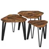 BEGRYF Couchtisch Set 3-teilig 59x52x45 cm dunkelbraun Produktbild-Vorschau 12