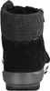 The back view of a black boot with a grey fabric cuff. Anteprima dell’immagine prodotto