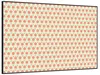 Wallario Wandbild Muster mit roten Blumen und grünen Produktbild-Vorschau 2